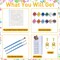 Paint By Numbers Disco Ball Kit for Adults Beginners – 16x20 Inch DIY Acrylic Canvas Painting Set, Easy Modern Wall Art Decor Kit (Unframed)